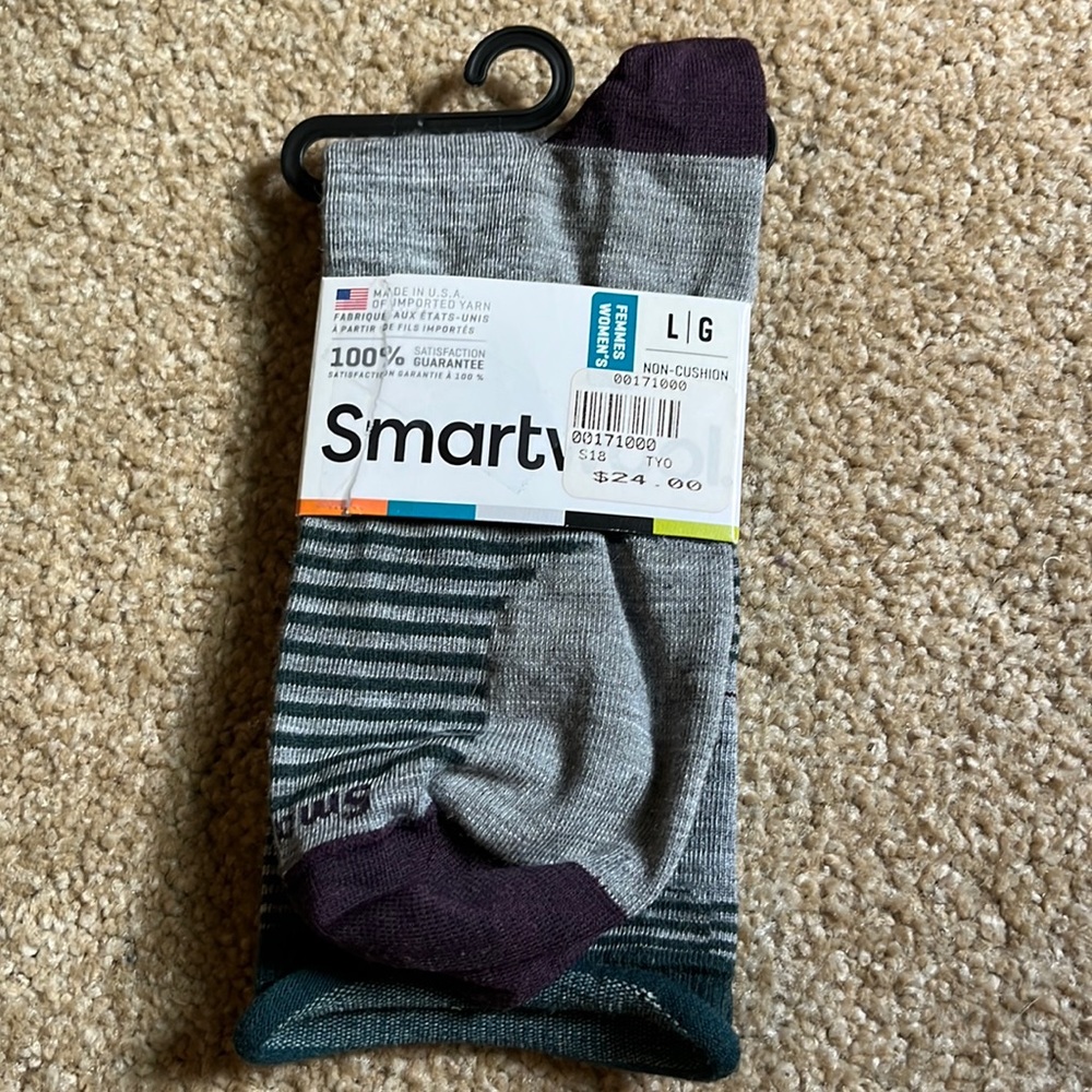 Smartwool women’s size L crew sock